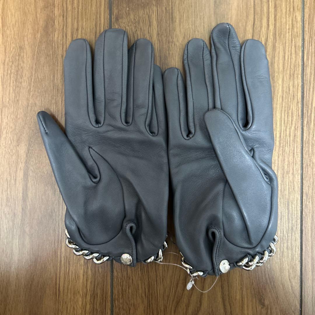CAUSSE レザー手袋 チェーン付き - メルカリ