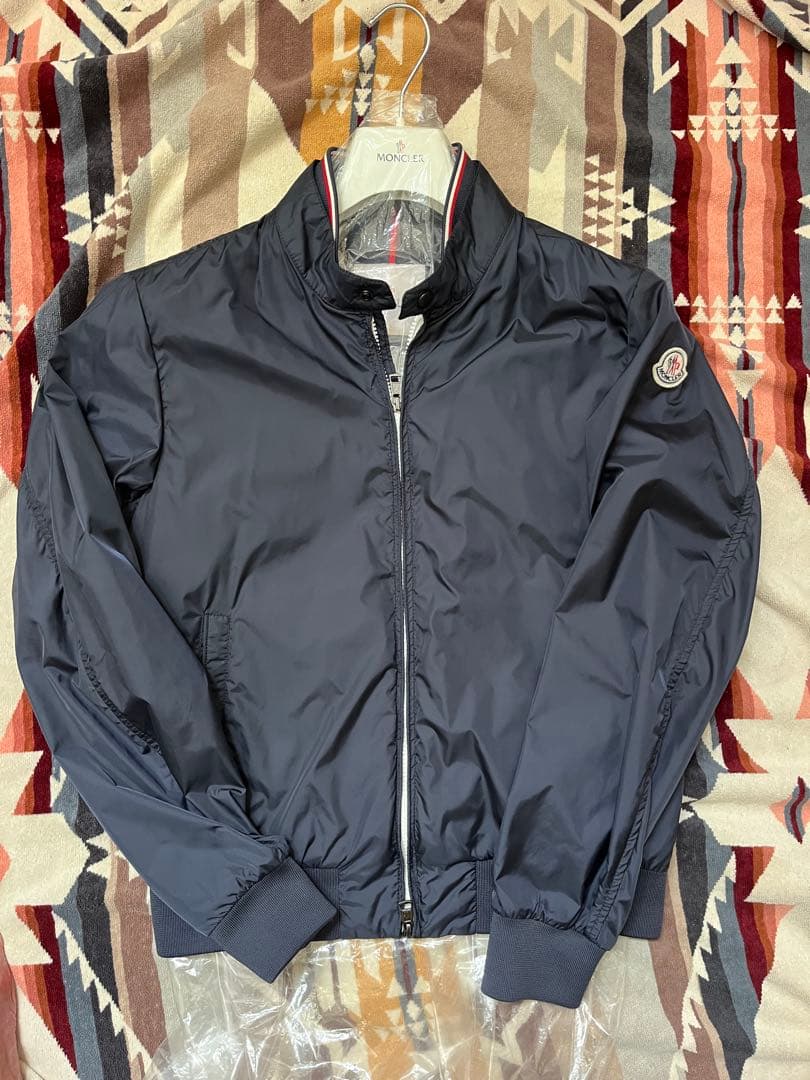 Moncler ネイビー ナイロンジャケット SIZE(1) - メルカリ