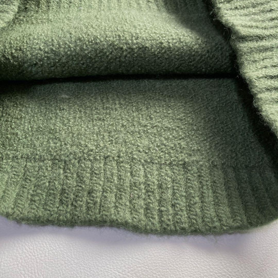 名作 オーラリー SUPER MILLED KNIT BIG P/O 緑 3 - メルカリ