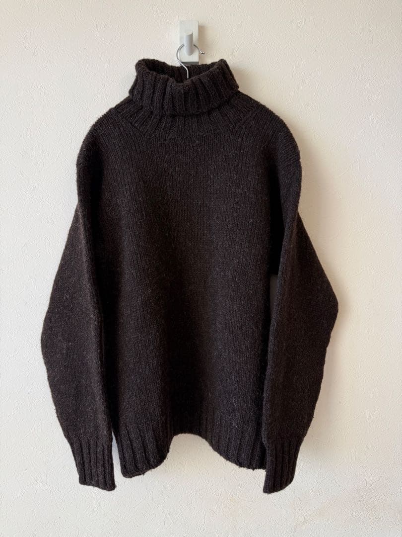 アナトミカ　3ply タートルネック　ハンドニットセーター　ジャミーソンズ製 JAMISON'S FAIR ISLE SWEATER | ANATOMICA SAPPORO アナトミカ札幌