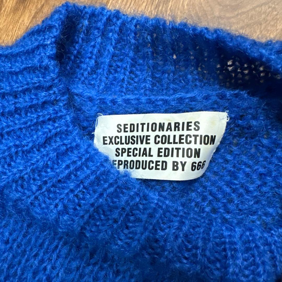SEDITIONARIES 666 モヘアセーター ロイヤルブルー - メルカリ