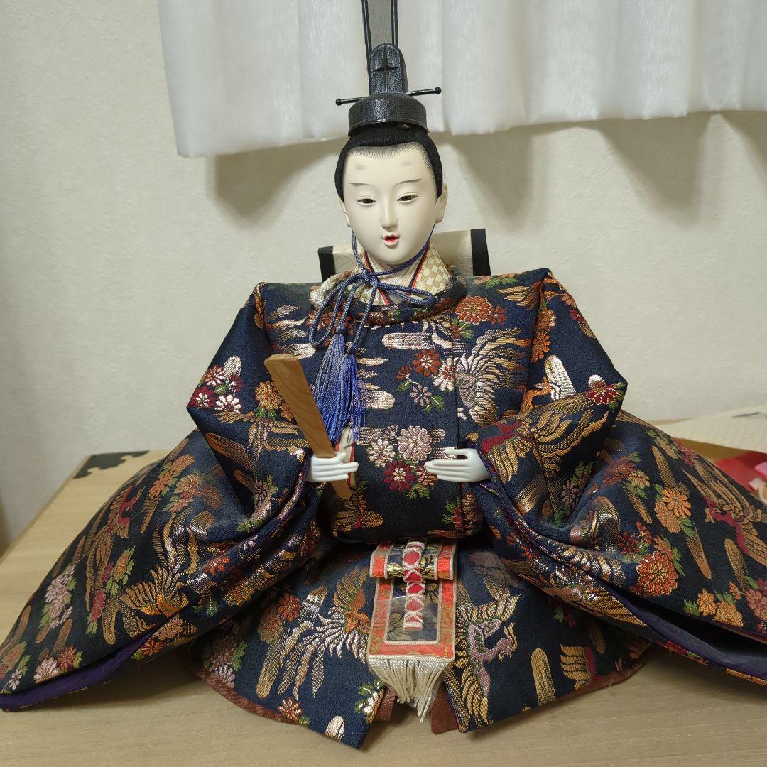 shinsuke様専用】お雛様七段飾り 人形15体+雪洞 桐箱入り ビンテージ