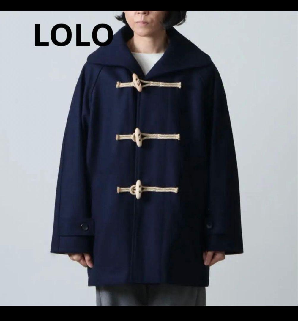 Yuta様専用 LOLO メルトンダッフルコート ネイビー - メルカリ