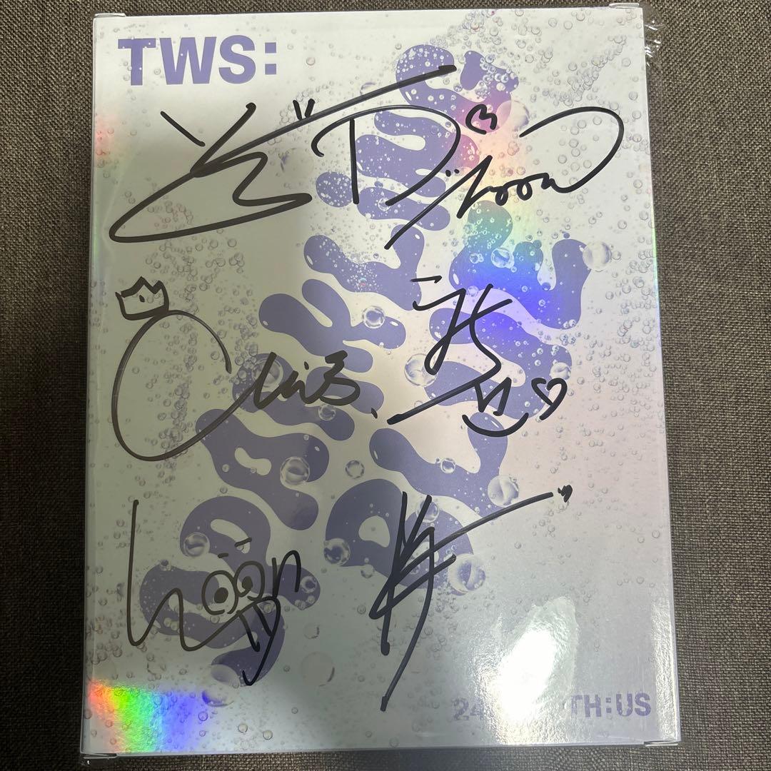 tws アルバム 直筆 サイン mwave sparkling blue - メルカリ