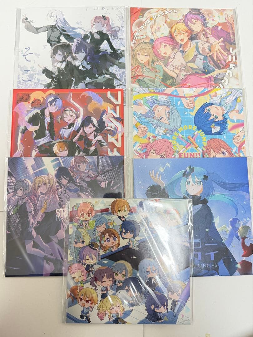 映画 プロジェクトセカイ 入場者特典 CD コンプセット ✖━━━━━━━━━━━━✖ 入場者特典第1弾 ジャケットイラスト