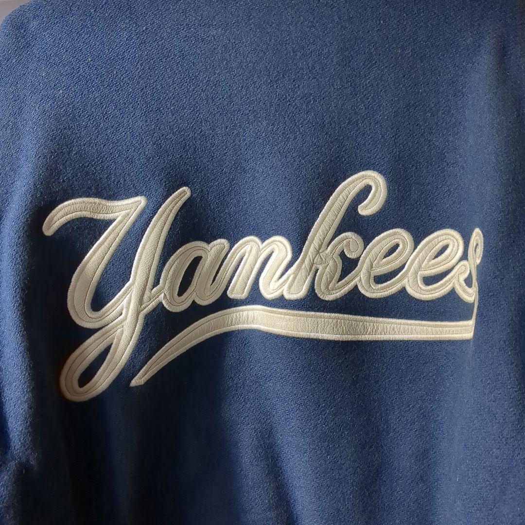 ナイキ ヤンキース 袖レザースタジャン old nike yankees 90s - メルカリ