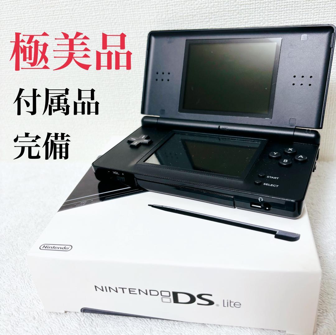 極美品】ニンテンドーDSライト ジェットブラック DS Lite - メルカリ