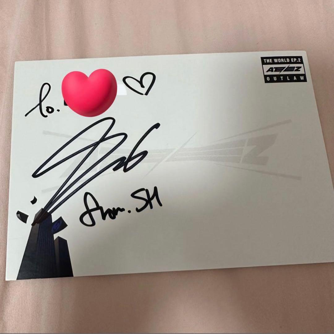 ateez ソンファ サイン - メルカリ