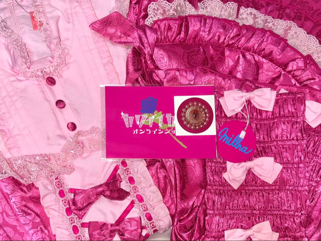 ショッキングロリィタ （ピンク）星箱works 4点セット millna - メルカリ