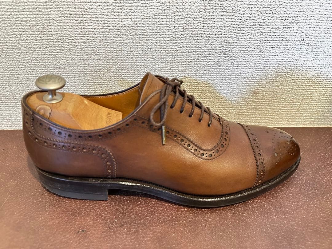 SHETLAND FOX】コベントリー（セミブローグ/ブラウン）オーダー品