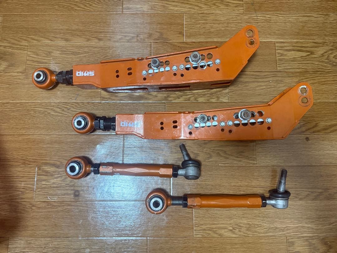 86 BRZ スキッドレーシング アームセット 楽天市場】車検OK 86 BRZ 調整式 ピロ トレーリングロッド トー