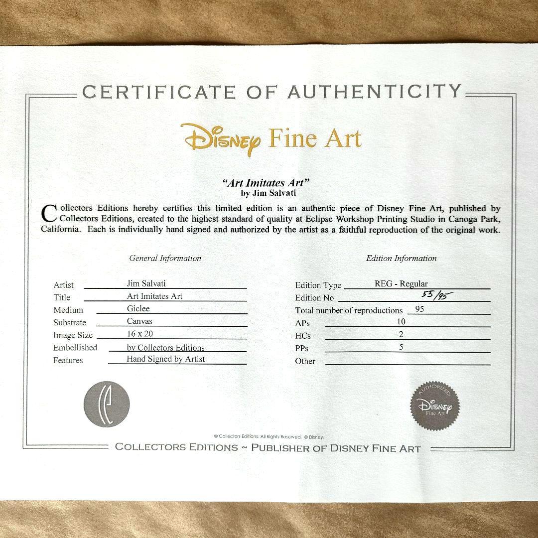 限定品】アナと雪の女王 サイン入りアート Art Imitates Art - メルカリ