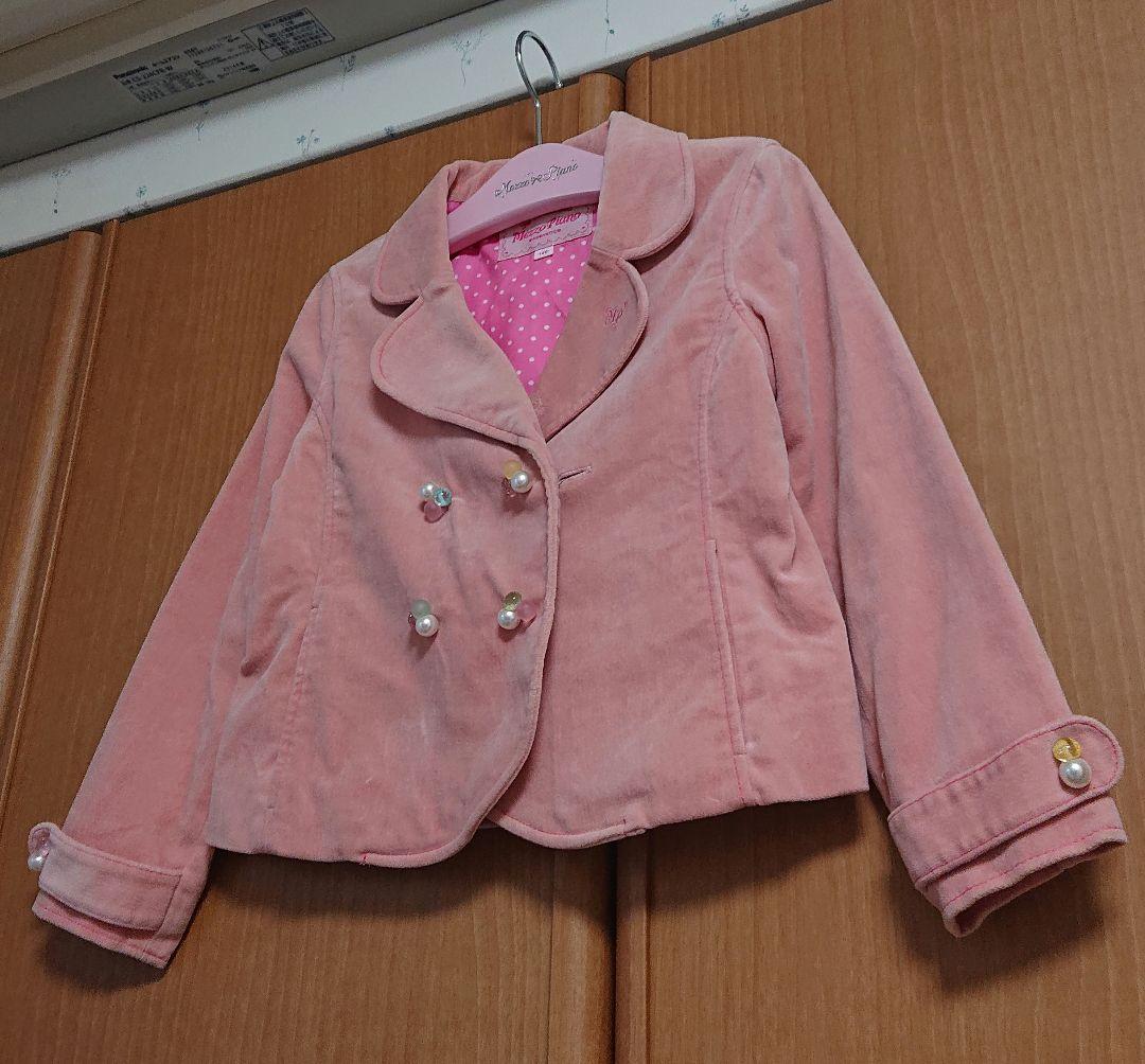 ☆ mezzo piano ☆ コーデュロイ ダブルブレストジャケット 120 - メルカリ