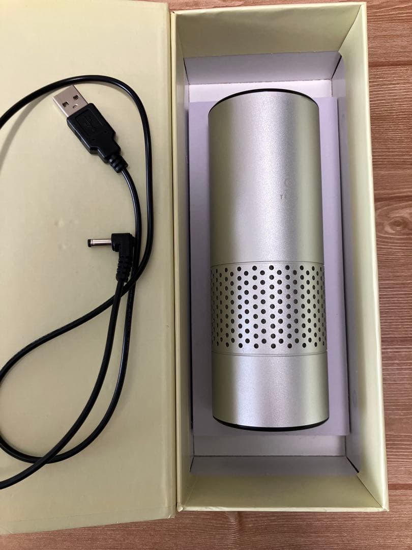 スペースくりんLOOP 空気清浄機 オゾン除菌脱臭器シルバー - メルカリ