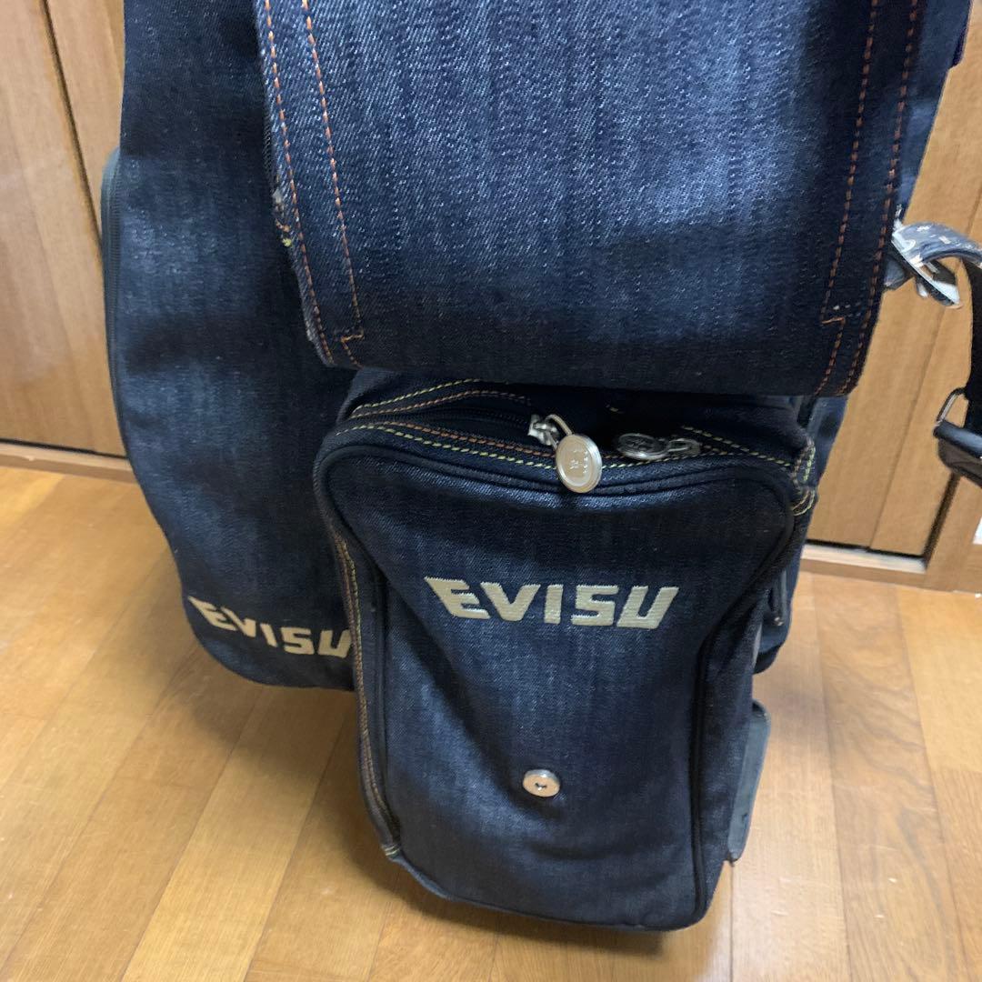 希少】EVISU ブラック デニム キャディバッグ 10インチ - メルカリ