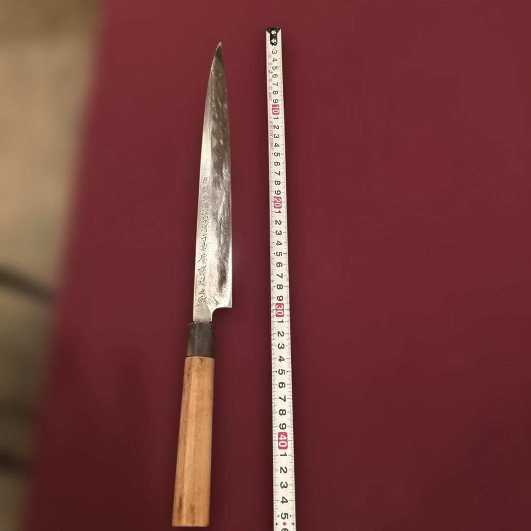 本焼き柳刃包丁 鳥取因幡寅鍛冶 - メルカリ