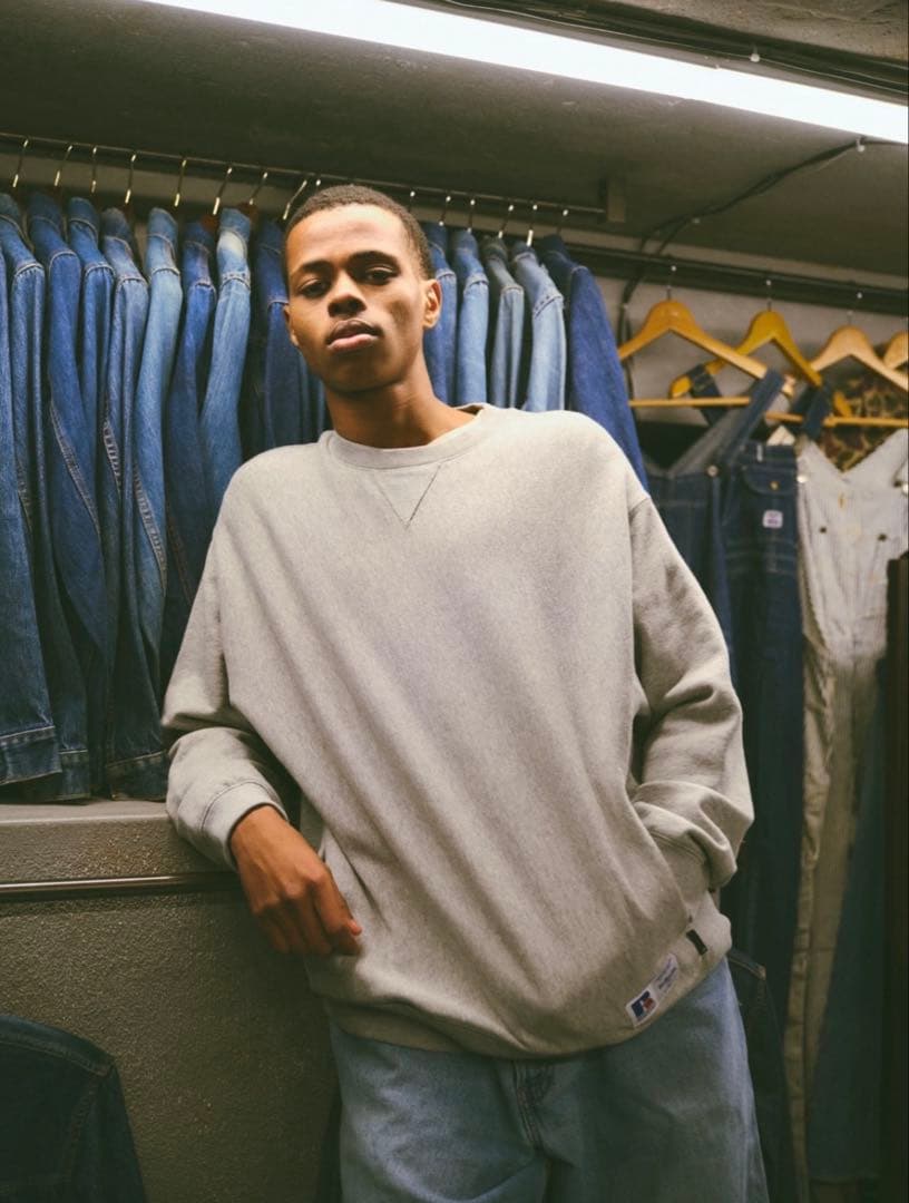 即完売 BerBerJin × RUSSELL スエットクルーネック ポケット付 - メルカリ