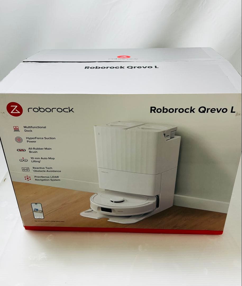 未使用品　roborock Qrevo L ロボロック ロボット掃除機 Amazon | roborock Qrevo L ロボット掃除機 水拭き 両用 自動ゴミ収集