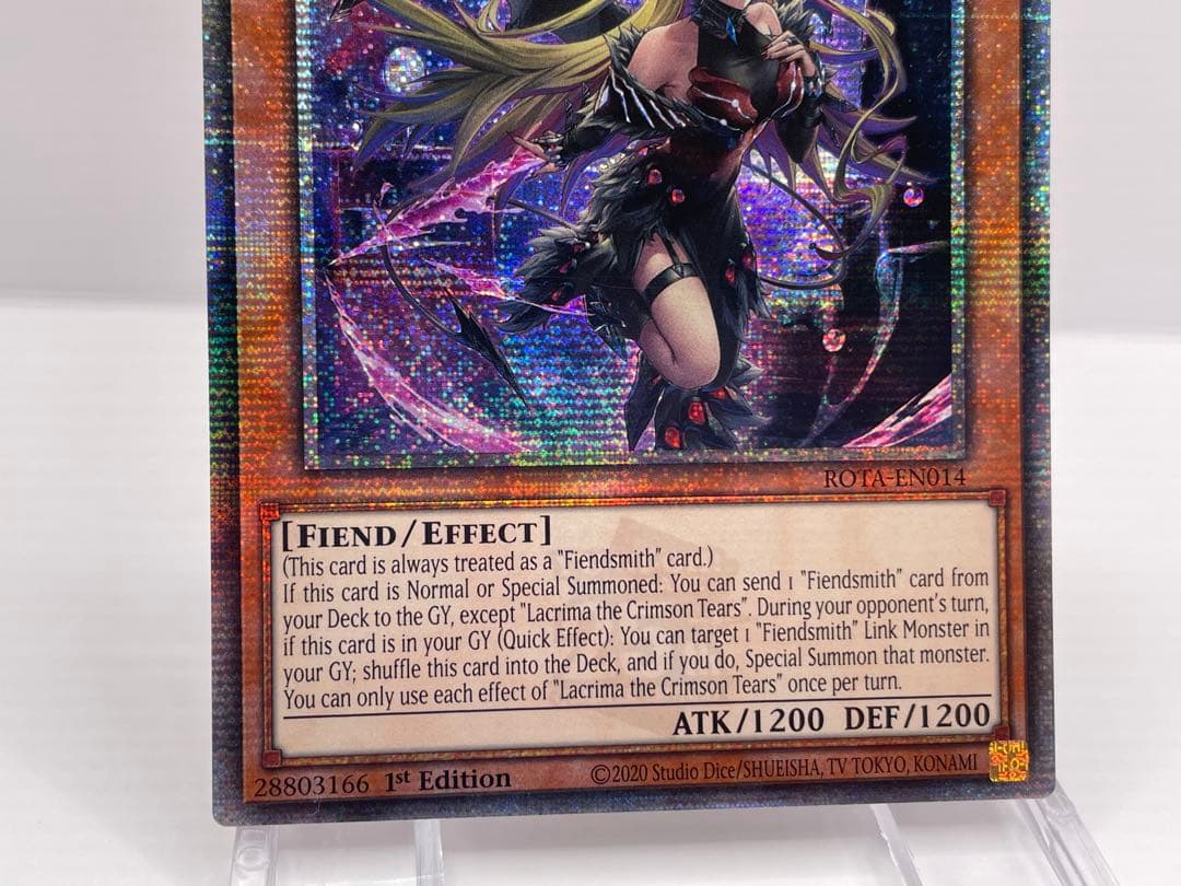 EU版 紅涙の魔ラクリモーサ 25thシークレット 遊戯王 - メルカリ