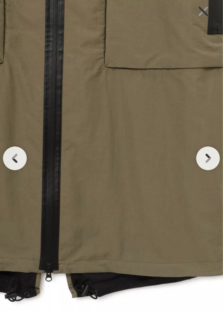 美品】upper hights/アッパーハイツ コート ナイロン キャメル01