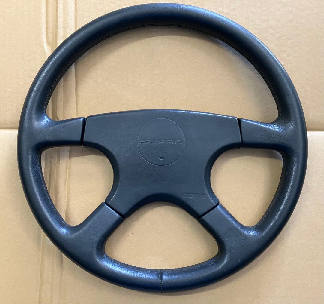 TOYOTA SUPRA JZA70純正momoステアリング OEM *GENUINE MOMO JZA70 TT-R SUPRA STEERING WHEEL* Mk3 JDM w/Hub w