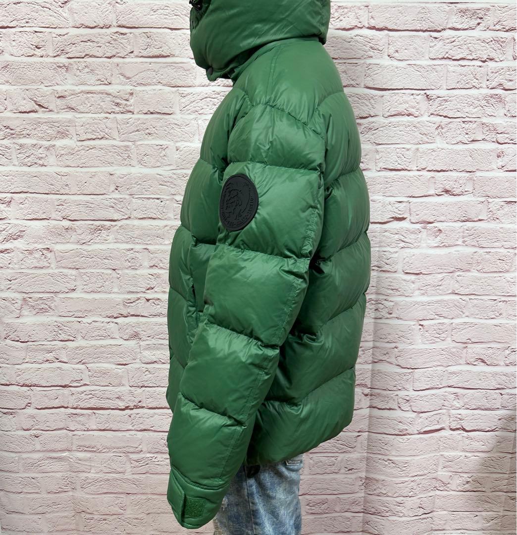 ☆新品同様☆】未使用級 極美品 DIESEL ダウンジャケット XL 緑 極上