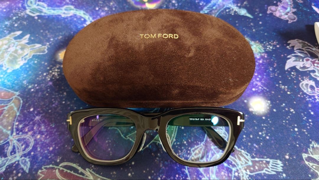 TF5178-F メガネ (鼻当て改造品) トムフォードTF5178にクリングス(箱足)を取り付けさせて頂きました