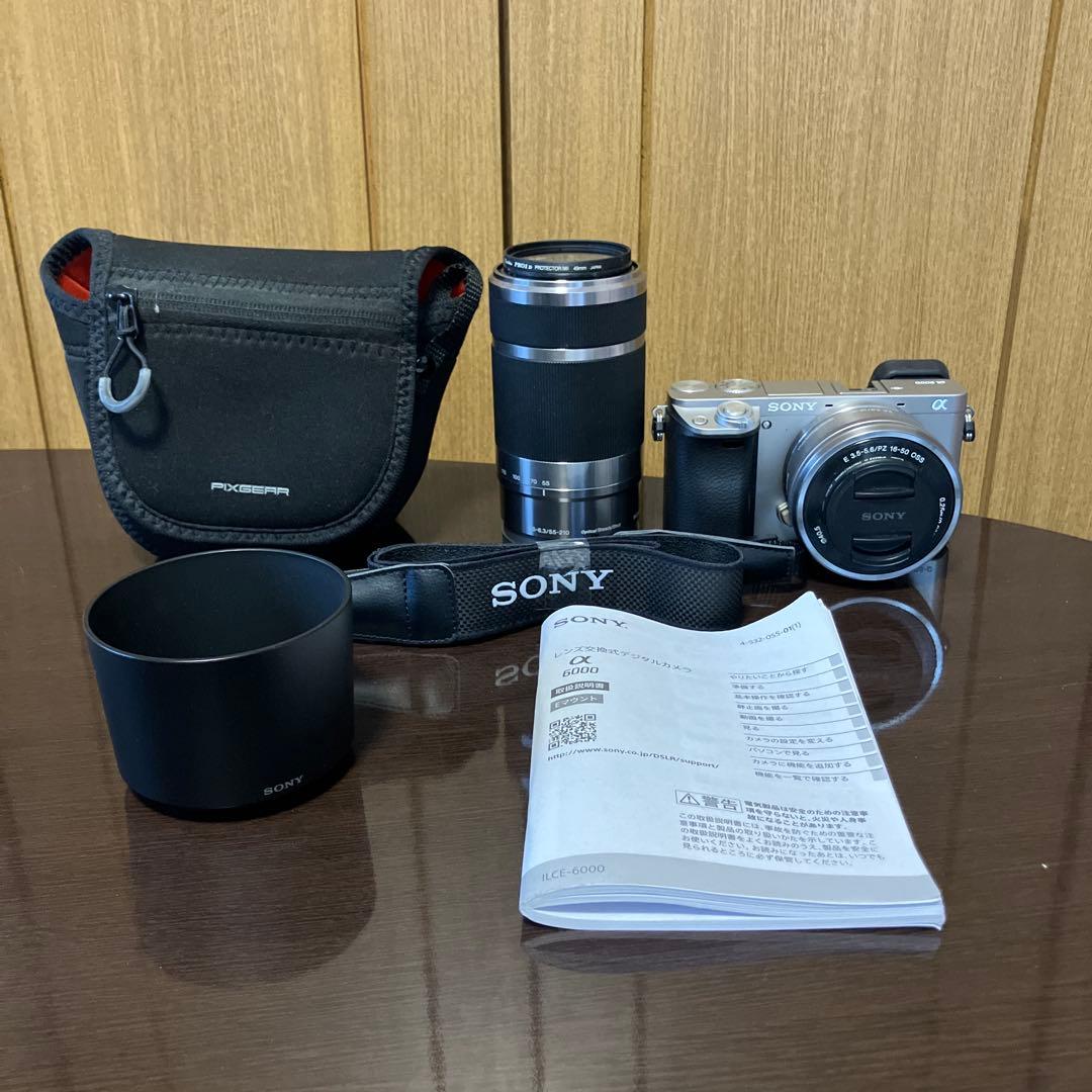 G*e様 SONY α6000 ミラーレスカメラ ダブルズームレンズキット レンタル] ソニー α6000 ダブルズームレンズキット ミラーレス一眼