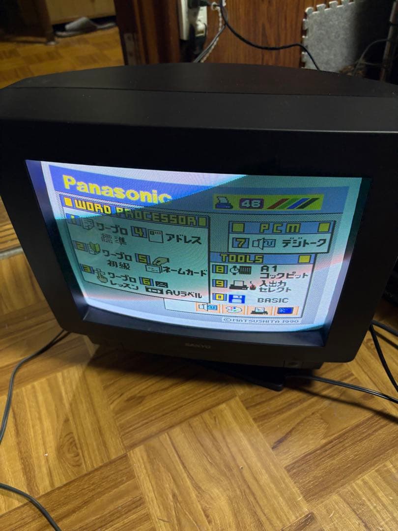 激レアSANYO CMT-A14F1 カラーモニター 本体