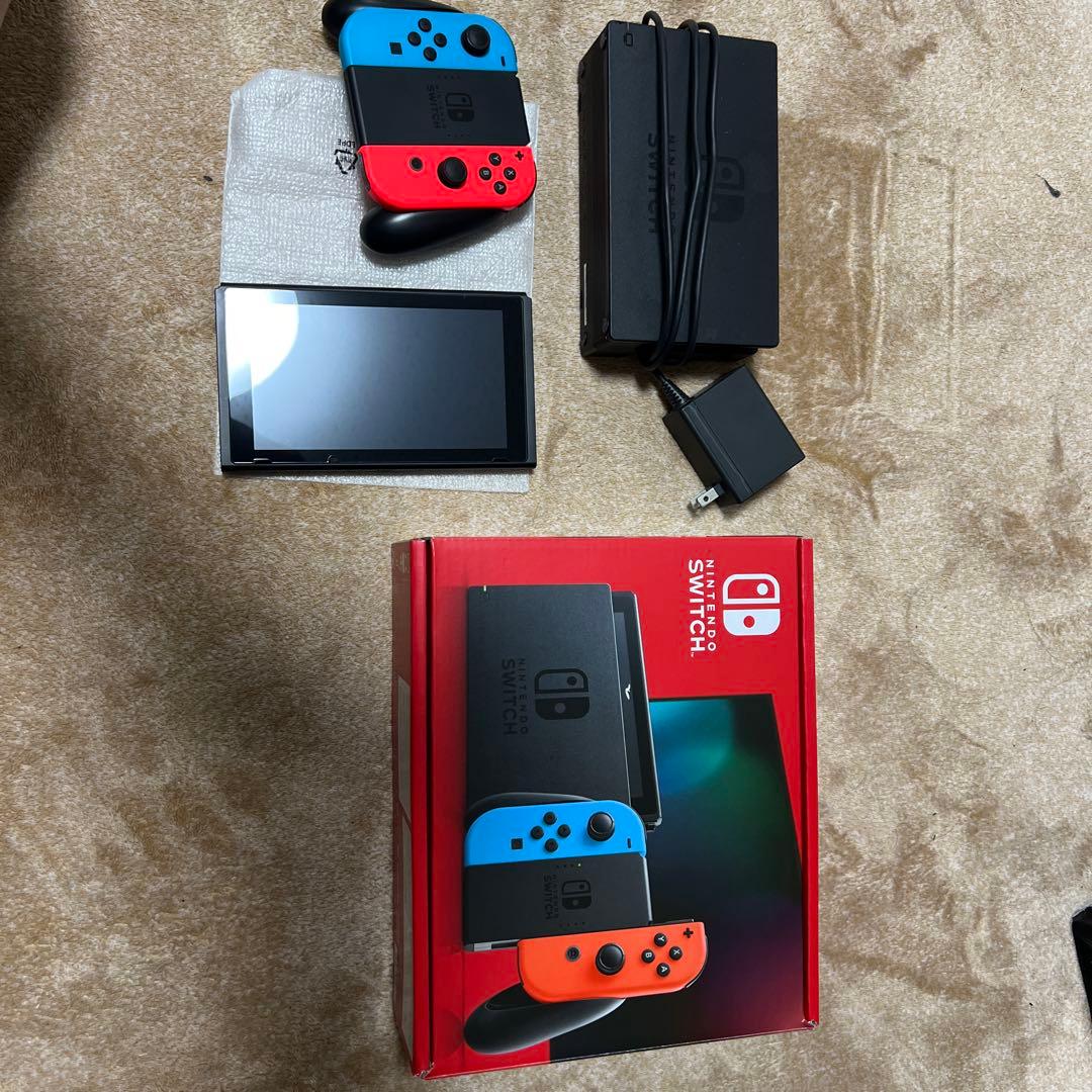 Nintendo Switch 本体 赤/青 Joy-Con Amazon.com: Nintendo Joy-Con (L) neon red / (R) neon Blue : Video