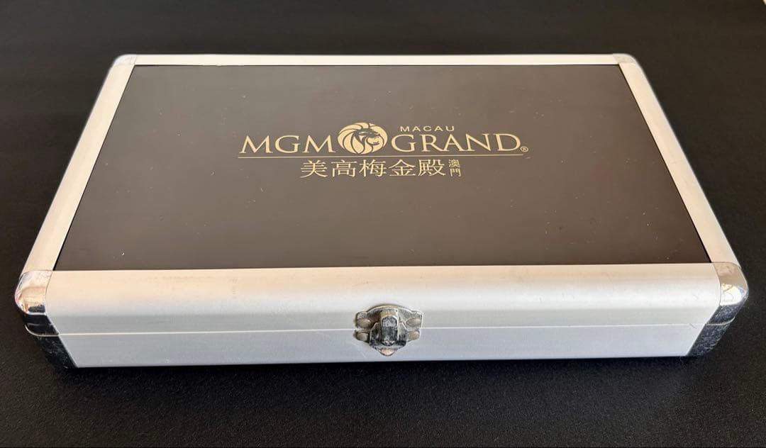 激レア・現地購入品】高級麻雀牌 マカオ金牌 未開封 ゴールド ライオン