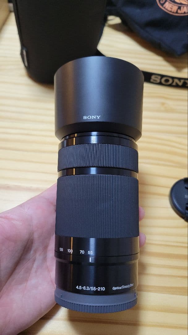 バ*吉様 SONY E 55-210mm F4.5-6.3 レンズ【美品】おまけ