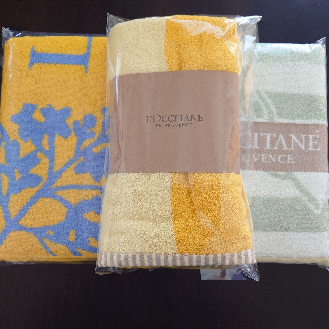 ロクシタン】シャンプー・トリートメント(つめ替え用) バスタオル3枚