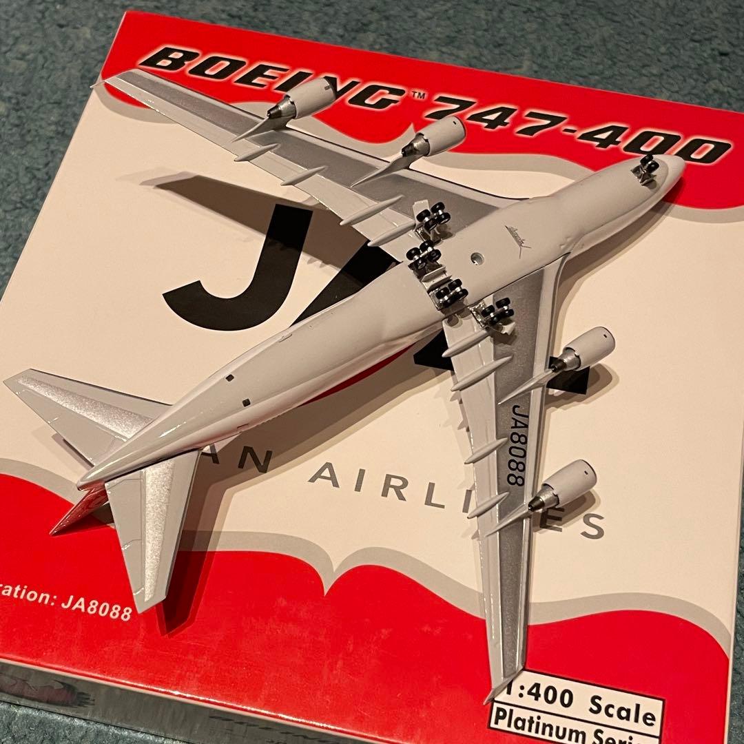JAL 747-400 日本航空 旧塗装 JA8088 1:400 Ph - メルカリ