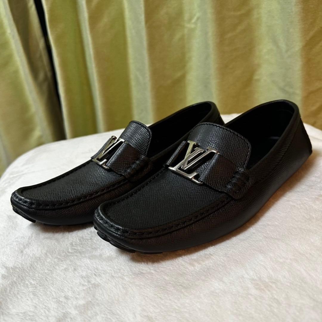 ルイ・ヴィトン ブラック ローファー 25.5cm