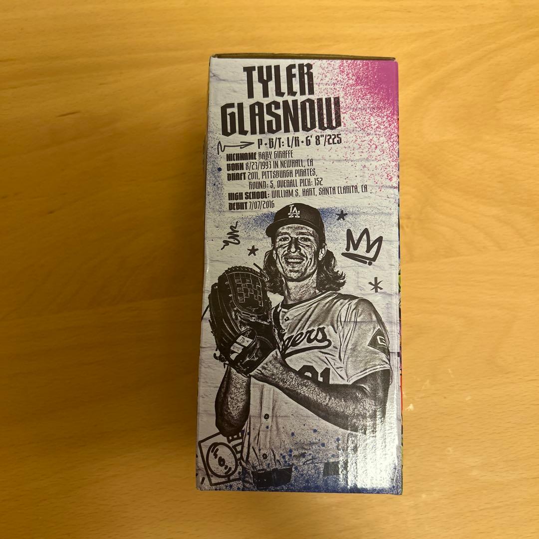 タイラーグラスノー ボブルヘッド人形 ロサンゼルスドジャース 2024