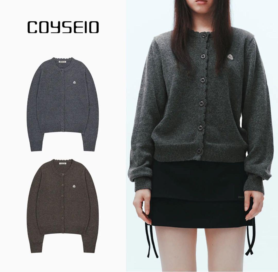 COYSEIO ダークグレー カーディガン - メルカリ