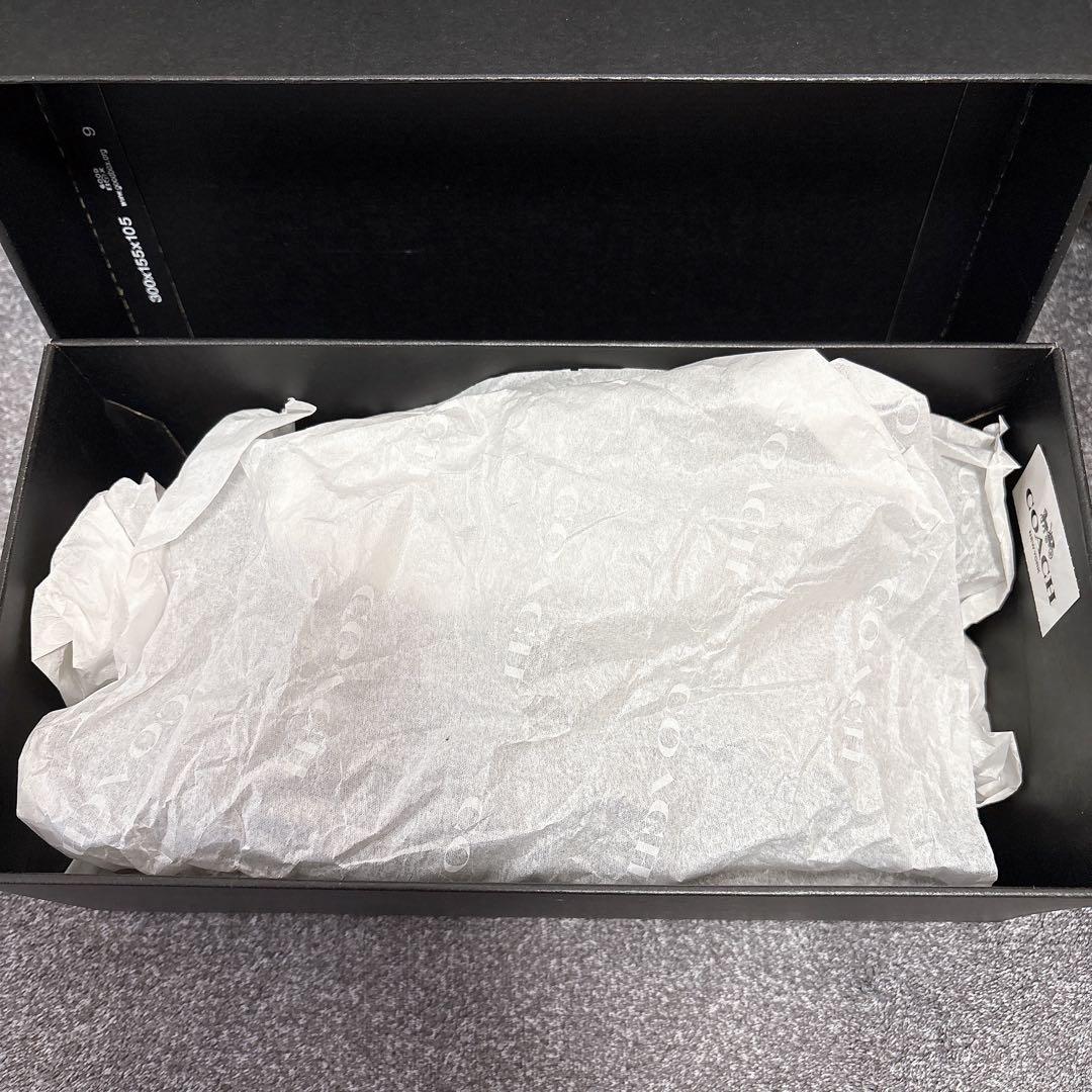 新品未使用 COACH シエナ レザー スライド ブラック 7C 24.0cm