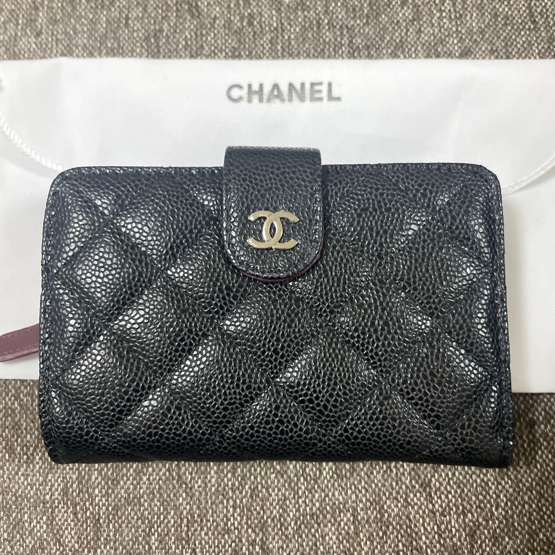 CHANELノベルティ財布 二つ折り - メルカリ