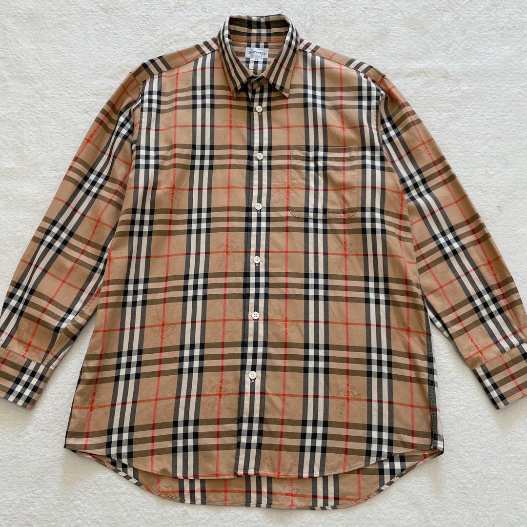 BURBERRYS 長袖シャツ ノバチェック シャドーホース 目黒蓮さん着用 L