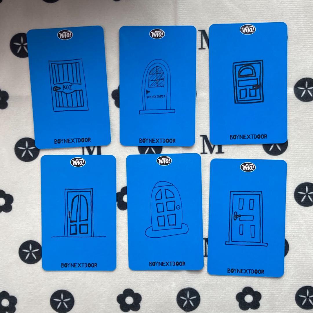 BOYNEXTDOOR WHO！サノクトレカ ボネクド 6枚 - メルカリ