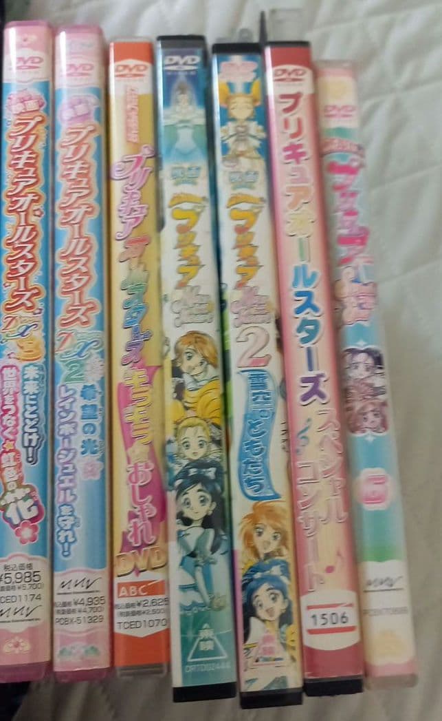 ☆映画他☆プリキュアシリーズ☆DVD☆レンタル落ちおまけ付き☆7本