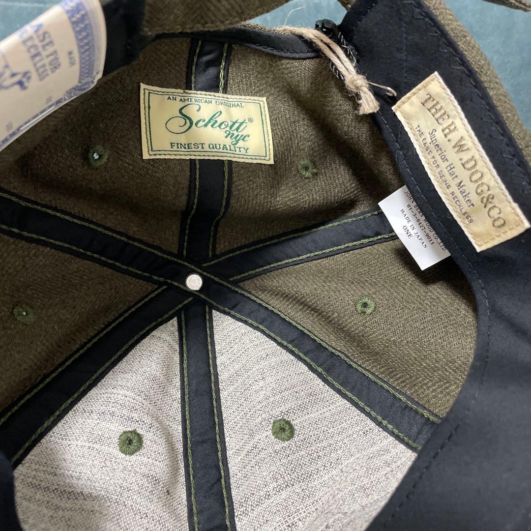 SCHOTT × THE H.W.DOG&CO. 25AW限定コラボキャップ