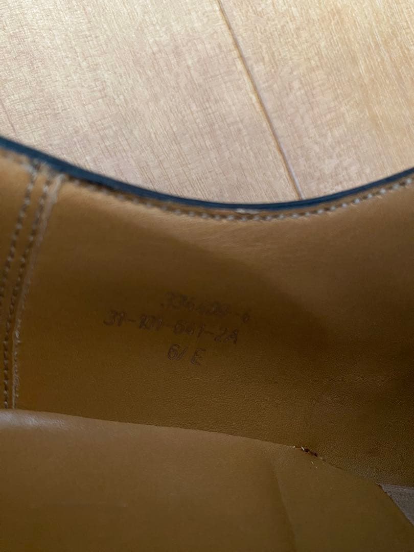 【美品】J.M.WESTON #641 ゴルフ 黒6/ E