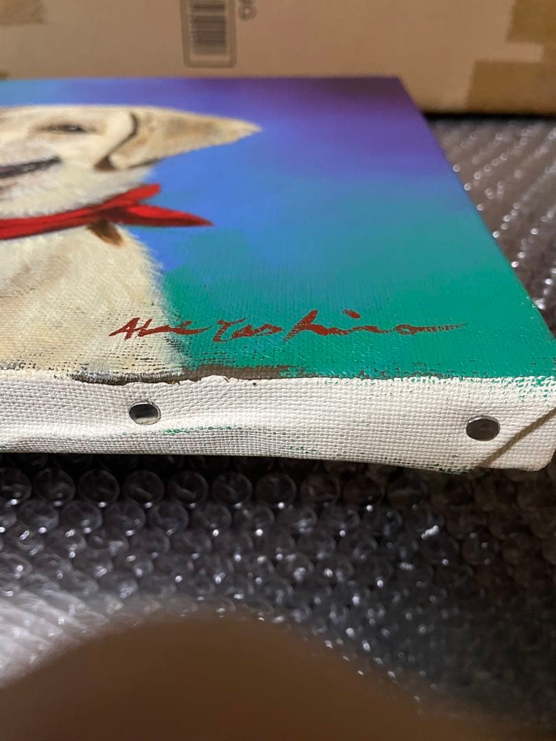 八代亜紀 絵画 真作 赤いバンダナ 偽サイトに⚠️注意⚠️して下さい