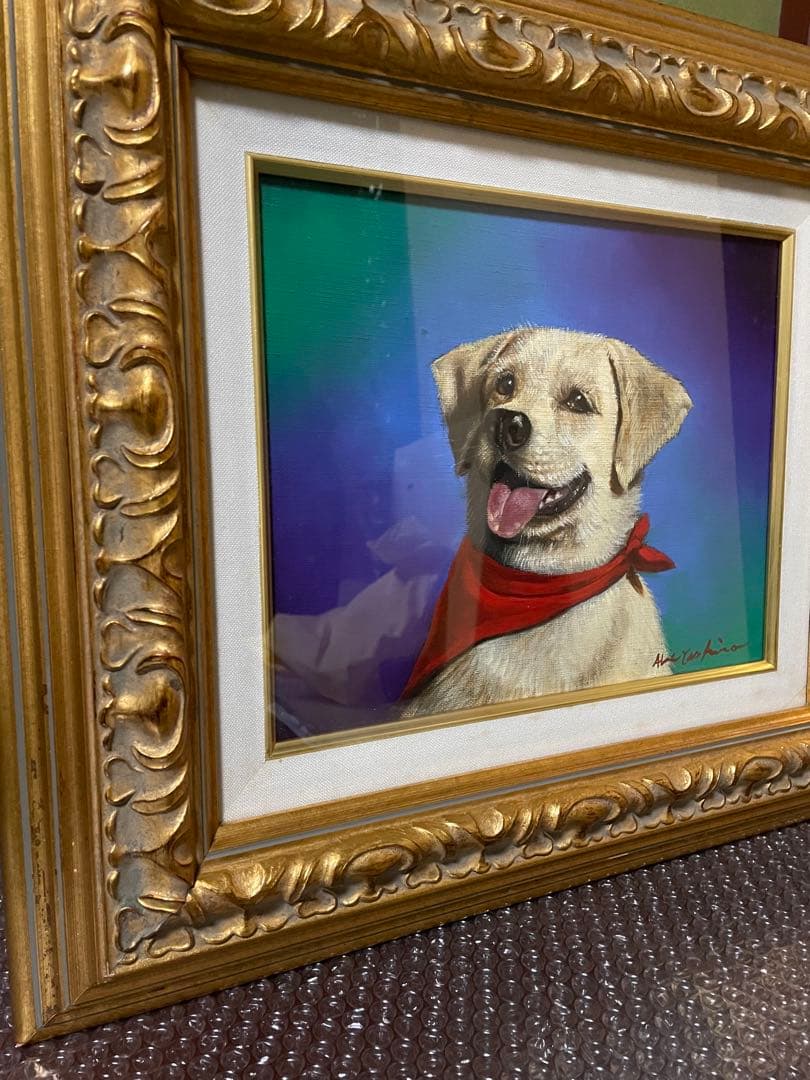 八代亜紀 絵画 真作 赤いバンダナ 偽サイトに⚠️注意⚠️して下さい