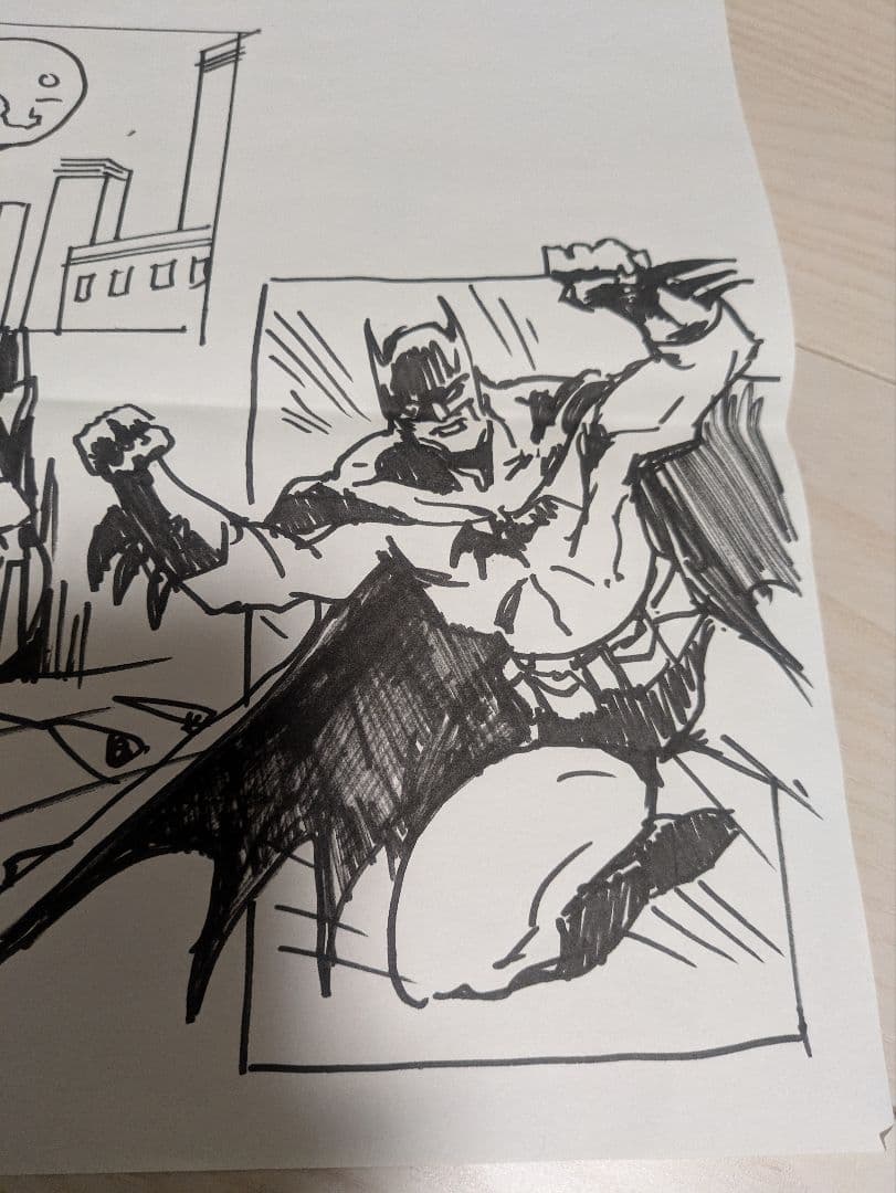 アンドリュー グリフィス 直筆スケッチ サイン入り アンドリュー