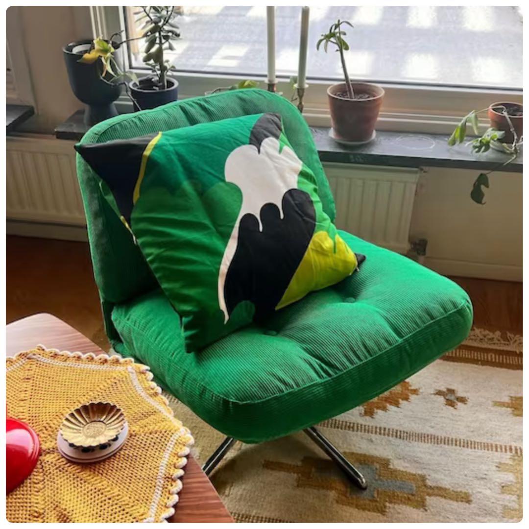 新品＊未開封 】》イケア 椅子 ディヴリンゲ ソファ 回転パーソナル