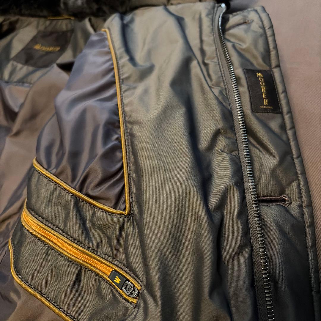 ムーレーダウンコート 伊勢丹限定 ［KURO］クロ ブラウン サイズ44