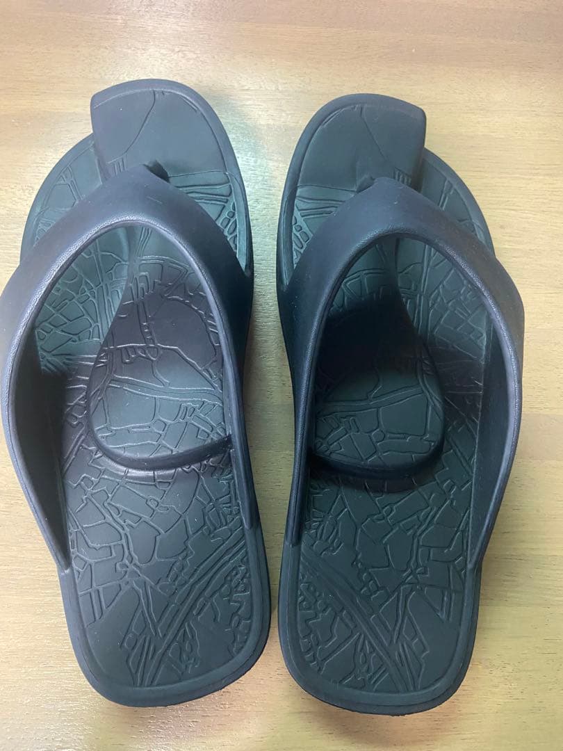 Racbaki ブラックサンダル 収納袋付き L size